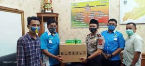 Menyambut Hari Sumpah Pemuda, KNPI Sarolangun Bagikan Masker Kepada Masyarakat