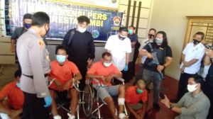 Polresta Jambi Berhasil Amankan Pelaku Pencurian Toko Mas Gemilang