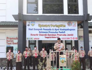 Kwarda Pramuka Jambi Pringati Hari Sumpah Pemuda, Ini Kata Sudirman