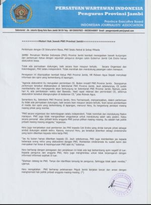 Pertemuan dengan CE Silaturahmi Biasa, PWI Selalu Netral di Setiap Pilkada