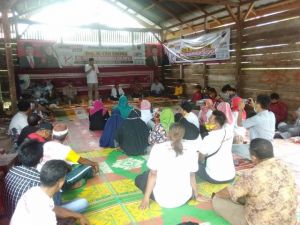 Silaturahmi dengan Tim Desa Mingkung Jaya Muaro Jambi, CE Dijamu Gulai Bebek