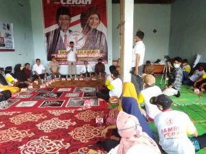 CE Temui Tim di Desa Sungai Gelam, Subur: Kemenangan CE-Ratu Harga Mati