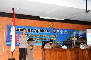 Kapolda Jambi Luncurkan Aplikasi Pengaduan Masyarakat