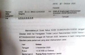 BREAKING NEWS: Pjs Gubernur Jambi Panggil 6 PNS yang Dinonjob dan Demosi