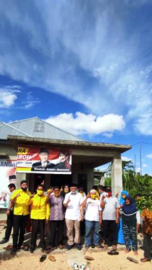 Warga Lubuk Niur Ikrar Setia Menangkan Cek Endra dan Ratu Munawaroh