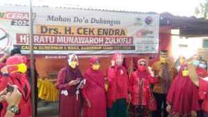 Silaturahmi dengan Emak - Emak di Kenali Besar, Ratu Ajak Nonton Debat Cawagub 21 November