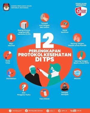 Jangan Ragu Gunakan Hak Pilih Karena Ada 12 Perlengkapan Ini Cegah Penularan Virus Covid-19 di TPS