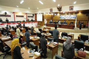 DPRD Tanjabbar Gelar Rapat Paripurna Penyampaian Nota Keuangan APBD 2021