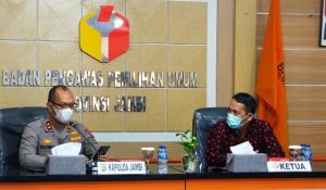 Sambangi Bawaslu, Kapolda Jambi Siap Sinergi Wujudkan Pilkada Damai