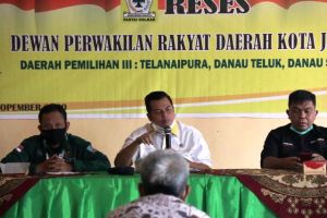 Reses Di Sungai Putri, KFA Sampaikan Program Penanganan Banjir Akan Diguyur Mulai Tahun 2021