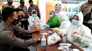 215 Orang Personil Polisi di Merangin Jalani Rapid Tes