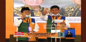 Tutup Debat, Fachrori: Mari Bersama Menuju Jambi Berkah, Syafril: Coblos Baju Adat No 2