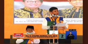 Fachrori Sampaikan Visi Misi, Syafril Dominasi Jawab Pertanyaan Panelis dan Lawan