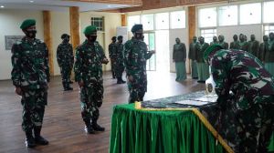 Danrem Pimpin Sertijab Dandim 0417/Kerinci dan Danyonif Raider 142/KJ