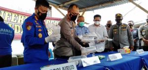 Nah, Polda Jambi Ungkap Tempat Penyelendupan Benih Lobster di Tengah Kota