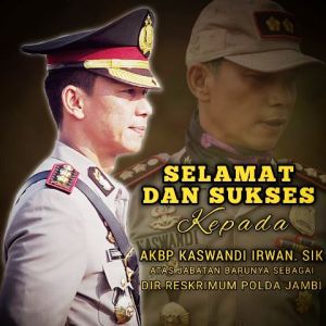 AKBP Kaswandi Segera Jabat Dirreskrimum Polda Jambi, Ini Rekam Jejaknya