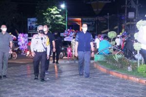 Sabtu Malam Minggu, Kapolda Jambi Datangi Kawasan Tugu Keris 