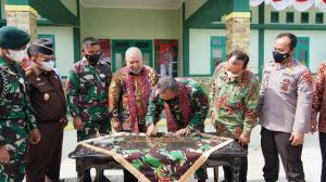 Danrem 042 Gapu Resmikan Kantor Koramil 419-03/Tungkal Ilir