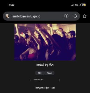 Situs Bawaslu Provinsi Jambi Diserang Hacker
