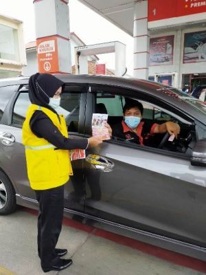 Peringatan Bulan K3 : Pertamina Sosialisasikan Safety Culture SPBU di 5 Provinsi Sumbagsel