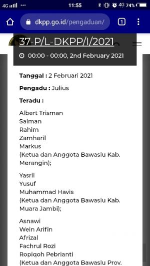 Bawaslu Provinsi Jambi, Muarojambi dan Merangin Siap-Siap Jalani Sidang Etik