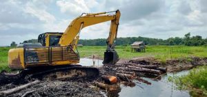 Bangun Jalan TMMD di Lahan Gambut, Ini Trik yang Dilakukan di Lapangan