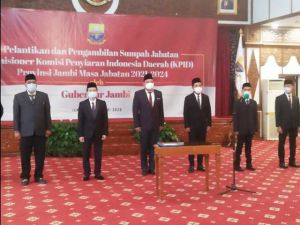 Joni Ketua, Asriyadi Wakil Ketua KPID Jambi