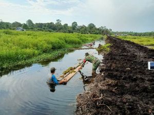 Jalan yang Dibangun Lewat Program TMMD di Sungai Permudah Pantau Karhutla