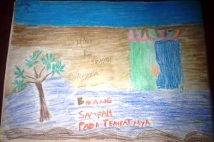 Peringati Hari Peduli Sampah Nasional, Siswa SD di Jambi Ajak Peduli Sampah Melalui Poster