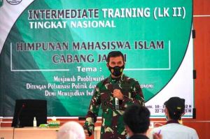 Jadi Narasumber di LK II HMI, Kasdam II/Sriwijaya: Wawasan Kebangsaan Harus Dimiliki Pemimpin Muda