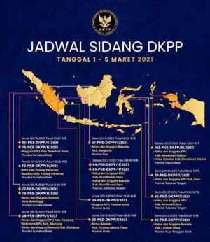Jumat Ini, Ketua Bawaslu Tanjabtim dan Anggota KPU Provinsi Jambi Jalani Sidang Etik
