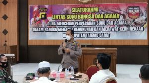 Silahturahmi Lintas Suku Agama Polres Tanjab Barat, Polda Jambi: Jaga Keutuhan NKRI