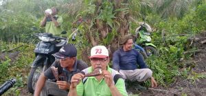 Sarapan Pagi di Lokasi Pembukaan Jalan Penghubung TMMD