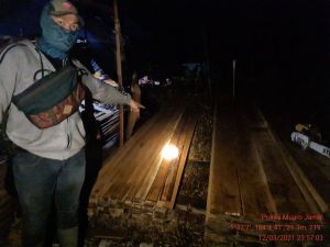 Tim Gabungan Dapati Peralatan Pembalakan Liar di Kawasan Hutan Produksi Muaro Jambi