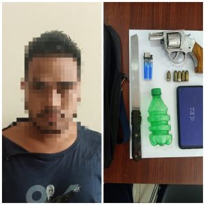 Pengedar Sabu Miliki Senpi dan 6 Peluru Dibekuk Ditresnarkoba Polda Jambi