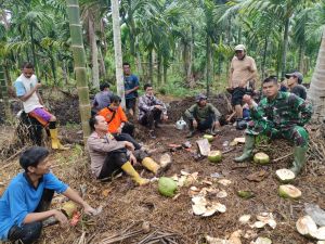 Gema Desa Karhutla di Tanjab Barat, TNI/Polri hingga Masyarakat Gotong Royong Siapkan Embung 