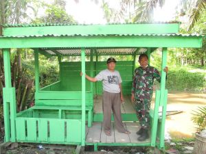 Pos Ronda Sungai Terap Selesai Direhab, Ini Penampakannya