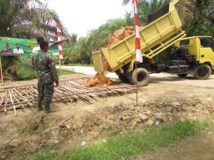 Galar Sudah Siap, Jalan Tembus Sungai Terap-Sungai Gelam Siap Ditimbun
