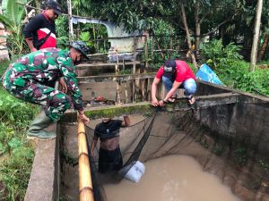 Satgas Serahkan 2500 Bibit Ikan ke Warga Mekar Jaya, Kades: Sangat Membantu