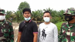Pembulaan Jalan TMMD di Sungai Terap Tinggal Finishing