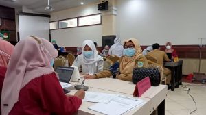 Camat dan Lurah Di Kota Jambi Melaksanakan Vaksinasi Suntikan Kedua