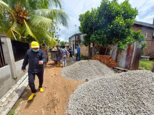 Usulan IW, Jalan Rigid Beton di Perumahan Rawan Kebanjiran Mulai Dikerjakan