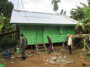 Progres Bedah Rumah di Sungai Terap Sudah 40 Persen