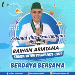 Terpilih Jadi Ketua PB HMI, Raihan: Oposisi Atau Mitra Tergantung Keberpihakan Pemerintah ke Rakyat