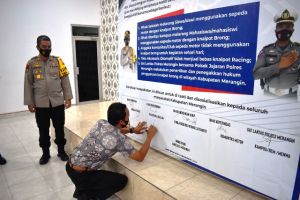 Peringatan, Polres Merangin Bakal Tangkap Pemilik Motor Knalpot Brong