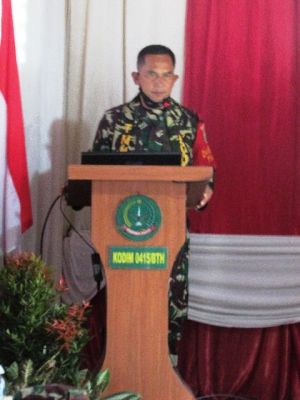 Di Hadapan Tim Wasev, Dandim Kolonel J Hadiyanto Paparkan Realisasi TMMD
