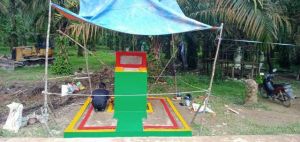 Pembangunan Tugu TMMD di Sungai Terap Sudah 90 Persen