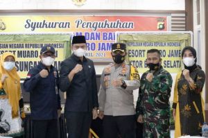 Ketua DPRD Muarojambi Hadiri Peresmian Polsek Sungai Gelam dan Bahar Selatan