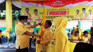 Muscam Golkar Jaluko Muaro Jambi Sempat Alot, Akhirnya Mufakat Samsuardi Jadi Ketua