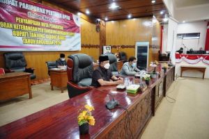 DPRD Gelar Paripurna Penyampaian Nota Pengantar LKPJ 2021